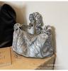 Bolso Tote Plegado de Moda para Mujer 2026 Nuevo Bolso Cruzado de Gran Capacidad Casual Bolso de Hombro Texturizado de Moda para Viajes