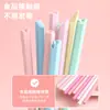Palillos coloridos de alto valor para uso doméstico, un par por persona, corazón rosa femenino, macarrón, resistentes a altas temperaturas, palillos de aleación antimoho