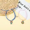 Popular Transfronterizo Europeo y Americano Personaje de Dibujos Animados Lilo y Stitch Stitch Amor Pulsera Tejida Magnética para Parejas Venta al por Mayor