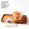 Pote de doces de vidro estilo europeu, pote de armazenamento transparente com tampa, pote de vela de aromaterapia, pote de tempero, cinzeiro, caixa de joias
