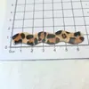 Pinza para el Cabello con Flequillo de Lazo Estampado de Leopardo Linda Elegante Moderna Niña Pinza Lateral Pinza Bb Tocado Accesorios para el Cabello Accesorios DIY