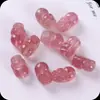 Cristal de Fresa Natural Pixiu Joyería de Cristal DIY Cuentas de Transferencia de Fortuna Accesorios Material Colgante de Año Nuevo Hecho a Mano Colgante