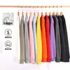 Sudadera nueva de algodón pesado con cuello redondo, corte holgado, estilo masculino, color liso, top casual, disponible en varios colores