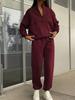 Traje Casual Elegante Versátil de Color Sólido Estilo Old Money, Nuevo para Otoño e Invierno, Estilo Europeo y Americano, Venta Transfronteriza de Amazon