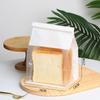 Bolsa de Embalaje para Tostadas de 450 g Engrosada Borde Enrollado con Alambre Ventana Autoadhesiva Bolsa de Papel para Pan Bolsa para Comida en Rebanadas Bolsa West Point