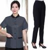 Ropa de Trabajo de Limpieza de Hotel Femenina Masculina Otoño e Invierno Algodón y Engrosamiento Ama de Llaves Manga Larga Ropa de Limpieza