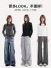 Sudadera de color liso con manga larga para mujer, forrada de felpa, adecuada para otoño e invierno, adelgazante, cálida, con un tacto de alta gama, se puede usar como capa exterior