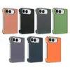 Funda para Teléfono Plegable Duo de Apple Color Sólido Carga Magnética Integrada Resistente a Caídas Funda Protectora iPhoneduo