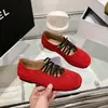 Sapatos Femininos Rasos com Cadarço, Bico Quadrado, Renda Francesa, Veludo, Sola Macia, Sapatilhas de Ballet, Estilo Retro, Mary Jane Suave