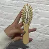 Peine para el cabello peine con bolsa de aire peine masajeador peine de madera Zihe antiestático regalo para la mano bambú peine grande