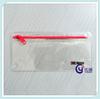 Estuche de lápices de PVC transparente de fábrica Bolsa con cremallera deslizante de plástico PVC Lentejuelas de PVC suave Arenas movedizas Papelería Embalaje Estuche de lápices