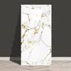Papel de Parede de Placa de Alumínio-Plástico Autoadesivo Impermeável e à Prova de Umidade Decoração de Parede Cozinha Banheiro À Prova de Óleo e Adesivos de Azulejo Mármore