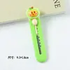 Cuchillo de utilidad serie manzana de dibujos animados lindo, tamaño pequeño portátil, cuchillo para abrir cajas, cuchillo para cortar papel de manualidades para estudiantes