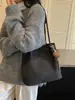 2026 Bolsa de Axila Tendência Grande Capacidade Bolsa Mãe-Filho Nova Moda Bolsa de Ombro Único Cor Sólida Toque de Luxo Bolsa Tote Retrô