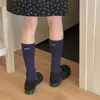 Calcetines de Compresión para Pantorrilla Ioulor Nuevos de Otoño e Invierno con Letras Casuales de Color Sólido Aeróbicos para Mujer Calcetines de Compresión para Pantorrilla para Ropa Exterior