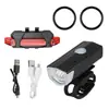 Farol de bicicleta USB carregamento noturno andar super brilhante farol de iluminação equipamento de ciclismo de montanha