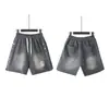 Marca Americana Moderna Transfronteiriça Hellstar Hellstar Shorts Casuais de Alta Qualidade Lavados e Desgastados para Homens e Mulheres Nfc