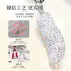 Curvador de Cílios Nylans com Pedras de Diamante, Curvatura Natural, Novo Estilo de Celebridade da Internet, Luxo Leve, Portátil, Cabo de Diamante, Curvador de Cílios de Ângulo Largo