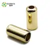 Atacado Em Estoque 7mm Ouro Imitação Metal Formato de Relógio Extremidades Antiderrapantes para Cordões de Moletons, Roupas Esportivas, Calçados, Chapéus, Travas de Cordão Elástico