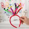 Faixa de Cabeça Foto Paraíso Mickey Minnie Festa Chapéu de Aniversário Faixa de Cabeça Coelho Adereços de Cabelo Adultos Crianças Cartão de Cabelo