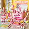 Caja de Almacenamiento para Kit Médico de Juego de Rol para Niños, Set de Juguete de Doctor para Niñas, Estetoscopio de Enfermera Realista e Inyección
