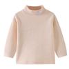 Ropa de abrigo de otoño para niños, primavera y otoño, camisa de cuello alto para bebés, ropa de otoño e invierno para niños y niñas