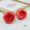Venta al por mayor de fábrica al contado Peonía europea pequeña coche de bodas fondo de boda pared de flores arreglo floral tela de seda cabeza de flor de otoño flores