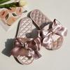 Sapatos de Casamento Vermelhos Festivos para Noivo e Noiva, Chinelos de Casamento Abertos em Cetim, Sandálias Vermelhas para Casais, Homens e Mulheres