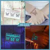 Ruikalong Novo Azul Luminoso Tatuagem Adesivo Deve Ajudar Borboleta À Prova D' Água Festival de Música Boate Sílaba Elétrica Atacado