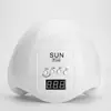 Lámpara de uñas sun5 lámpara de fototerapia para uñas cuentas de lámpara LED base extraíble no oscurece la mano lámpara para secado de uñas