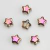 8mm Estrela de Cinco Pontas Galvanizada Contas Soltas Contas de Vidro Material para Miçangas de Pulseira Colar DIY Acessórios para Joias Artesanais