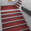 Tapete para Escalón de Escalera Hogar Dúplex Tapete Antideslizante Aislamiento Acústico Alfombra para Escalón Giratorio Tapete de Piso para Escalón Completo