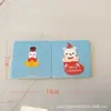 Tarjeta de felicitación de Navidad, Tarjeta de bendición de dibujos animados mini, Tarjeta de agradecimiento festiva transfronteriza, Tarjeta con mensaje de bendición linda, Tarjeta pequeña para Nochebuena