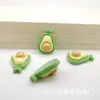 Novo estilo rede vermelha fruta morango abacate resina acessórios diy acessórios de cabelo caixa de armazenamento de patches fivela de sapato material de papelaria