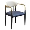 Silla de Comedor de Lujo Ligero para el Hogar con Respaldo Moderno Simple Mesa y Silla de Comedor de Alta Gama Silla de Negociación Mesa y Silla de Té para Oficina Lujo Ligero de Celebridad de Internet