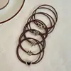 Elástico de Cabelo Maillard de Alta Qualidade para Mulheres, Corda de Cabelo Estilosa, Anel de Cabelo Elástico Durável Tendência