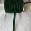 Cinta de Terciopelo de 1 cm de Ancho, de un Solo Lado, con Flocado de Terciopelo, Accesorios Decorativos de Cinta para Vestimenta Festiva Antigua, Tocados