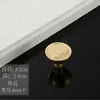 Nuevo Tirador de Cajón de Mueble Estilo Chino, Tirador Simple de Cobre Cepillado de un Solo Agujero Estilo Americano, Tirador Pequeño Estilo Antiguo para Puerta de Armario