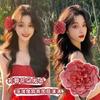 Pasador de Flores Super de Hada para Primavera y Verano con Lirios, Rosas Dulces de Playa y Flor de Hibisco para el Lado del Cabello y el Flequillo, Perfecto para Salir
