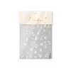 Adesivos Tomoni para Unhas em Gel Artísticas Populares Simples Adesivos para Unhas Infantis Adesivo de Joia de Floco de Neve Metálico Borboleta Material