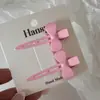Un Par de Pasadores Metálicos con Forma de Lazo Sin Costuras para el Flequillo de Mujer Pasador Nuevo Estilo Pinza Cosmética Accesorios para el Cabello