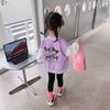 Chaqueta Estilo Universitario para Niñas, Nueva Versión Coreana Primavera y Otoño, Chaqueta Deportiva Holgada para Niños Mayores, Elegante Chaqueta de Béisbol