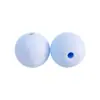 Cuentas de Silicona de 15 mm, Redondas para Pulsera de Abalorios DIY, Llavero, Accesorios para Joyería, Cuentas Sueltas al por Mayor en Stock