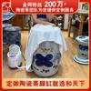 Fabricante de Tina de Vapor para Pies de Cerámica Jingdezhen Tienda de Baño de Pies Sudoración Saludable con Moxibustión Fábrica de Cubo para Remojar y Vaporizar Pies Venta al por Mayor