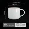 Taza de Color Puro en Blanco, Logo Personalizado, Taza Souvenir Simple para Publicidad de Hotel, Taza de Cerámica, Imagen Impresa al por Mayor