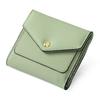 Cartera corta para mujer hecha en fábrica, anti-RFID, antimagnética, antirrobo, múltiples ranuras para tarjetas, billetera pequeña, monedero estilo japonés, venta al por mayor