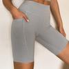 Conjunto de 4 Peças Amazon Bra Personalizado Outono/Inverno Calça Shorts Manga Longa Roupa de Yoga Shorts para Corrida Esportiva