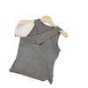 324 Moda Irregular Cruz Belleza Espalda Ropa Interior Almohadilla Fija para el Pecho Chaleco de Una Pieza Top para Uso Interior y Exterior de Chica Caliente