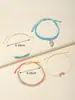 Pulseira combinada estilo boêmio em cera trançada, um sucesso de vendas na Amazon Cross Border.
