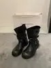 Botas altas de diseño nicho estilo coreano para pantorrilla ancha, nuevo modelo primavera-verano 2026, botas de montar adelgazantes de punta redonda para pantorrilla alta